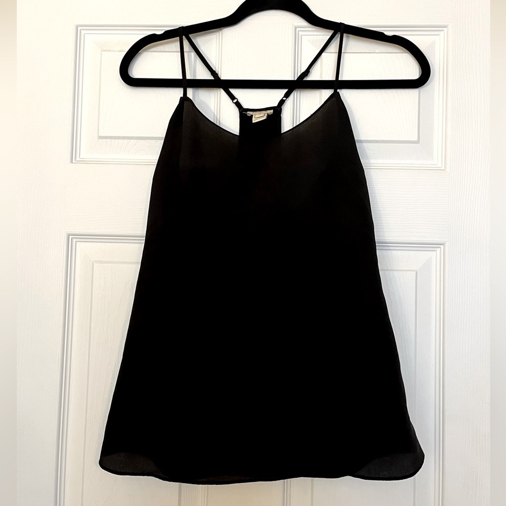 Women’s sheer adjustable strap tank top. J.Crew